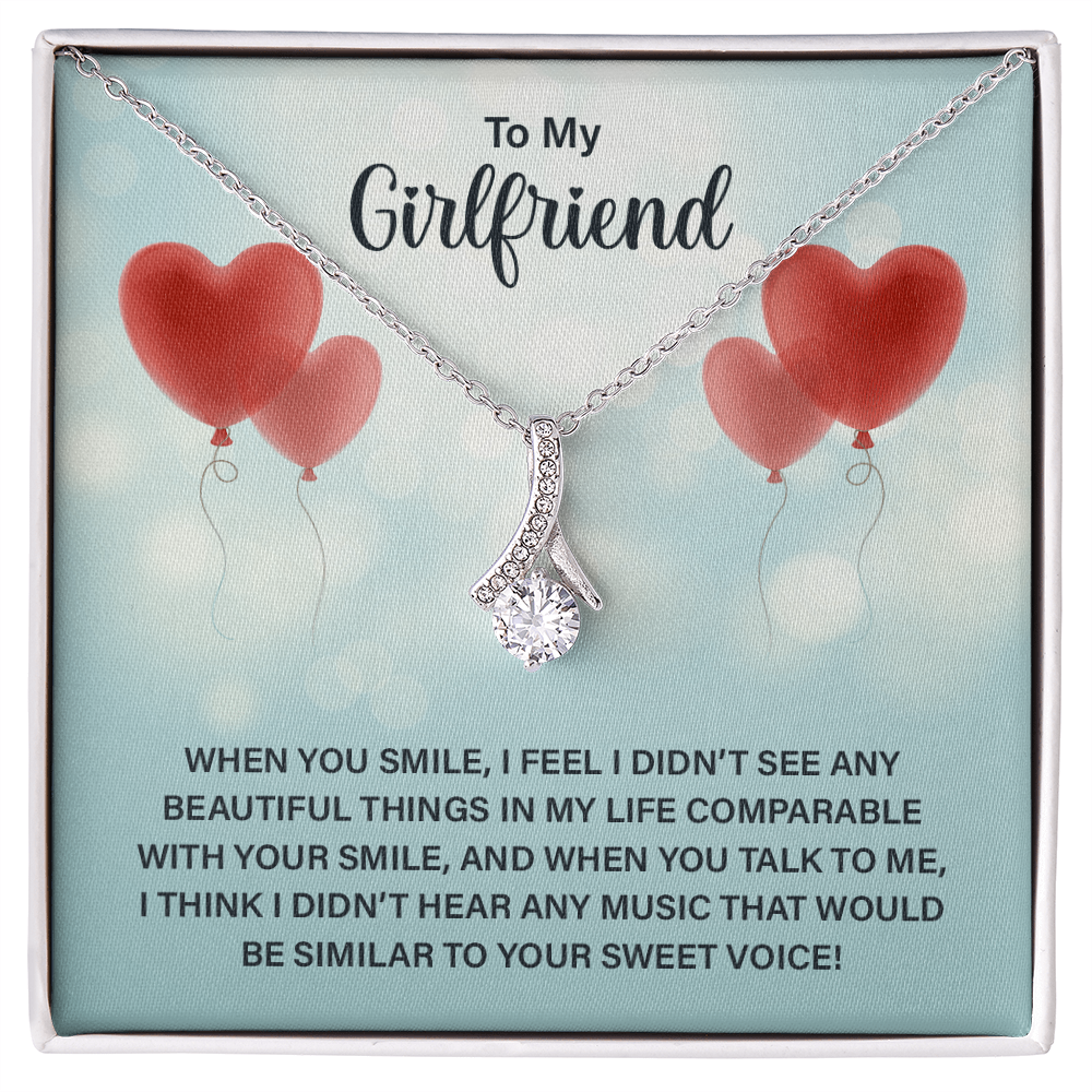 To My Girlfriend Necklace