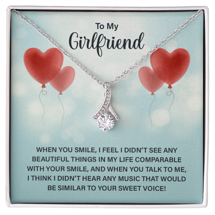 To My Girlfriend Necklace